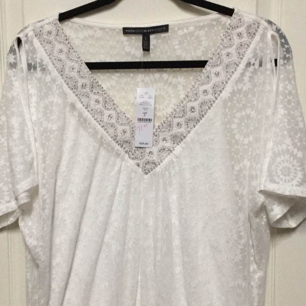 NWT Gorgeous WHBM blouse